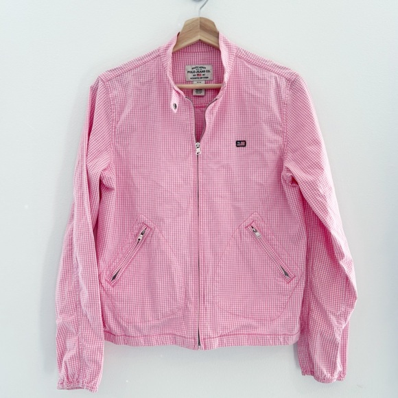 Polo Ralph Lauren Jackets & Blazers - Ralph Lauren | Polo Authentic Dry Goods Vintage Flag Patch Gingham Jacket Pink M